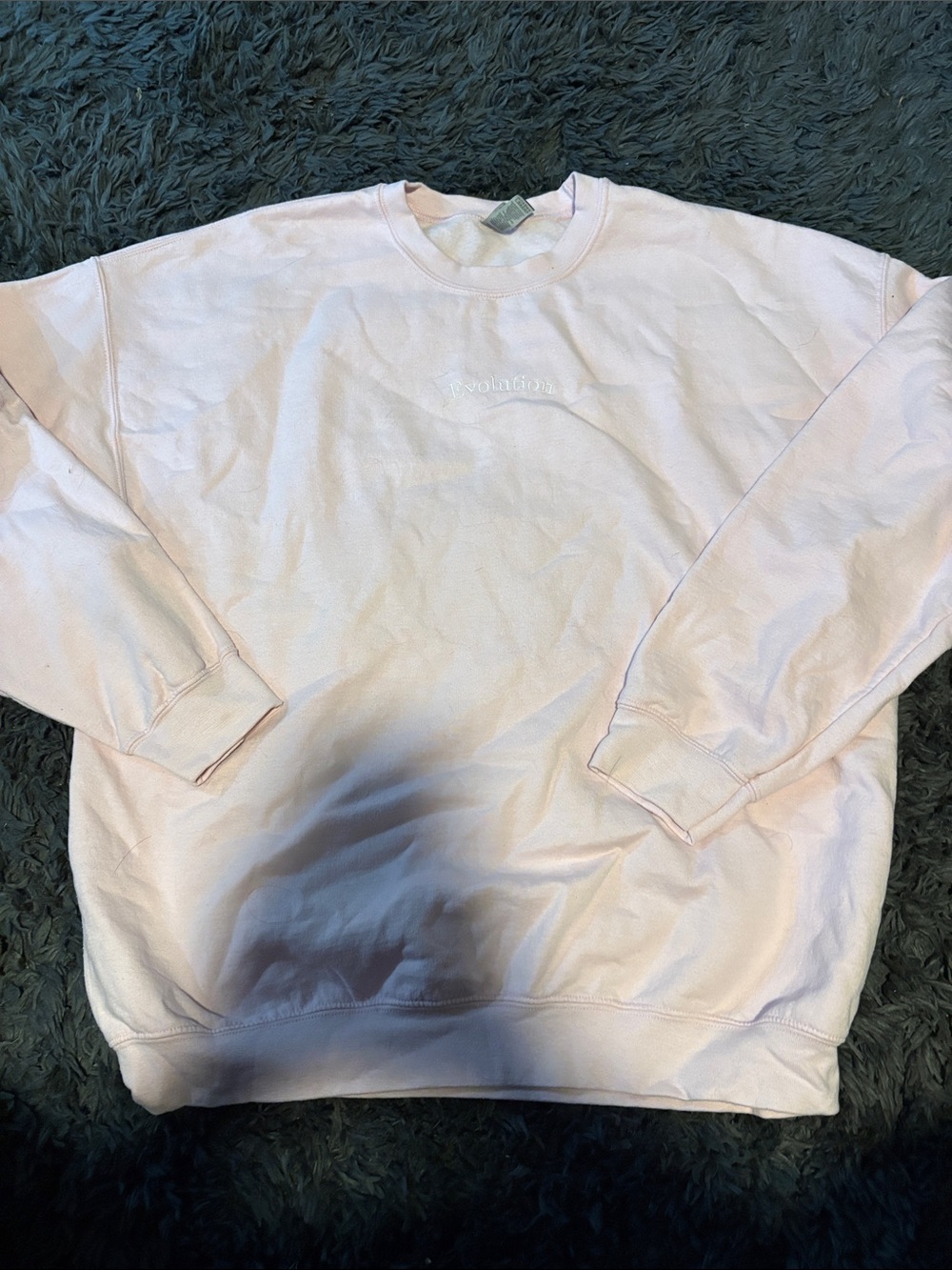 Gildan Light Pink Men's Crewneck Sweatshirt